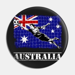 Australia Soccer Supporter Goalkeeper Shirt Pin