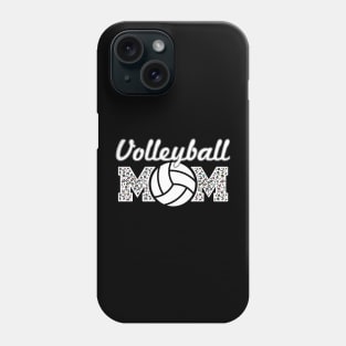 Volleyball Mom Leopard Lover Mother Phone Case