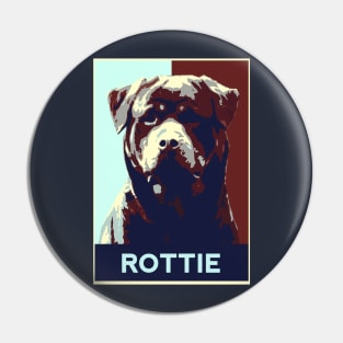 Rottweiler Pop Art Pin