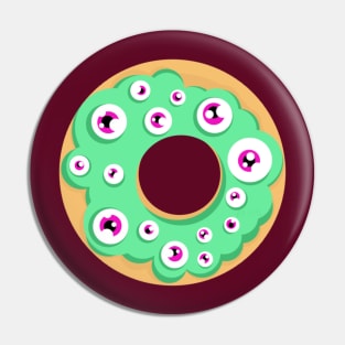 Monster Doughnut Pin