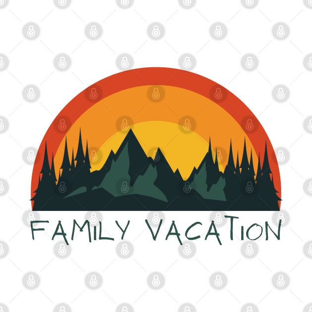 Mountain Family Vacation by HobbyAndArt