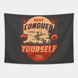 just conquer yourself Tapestry