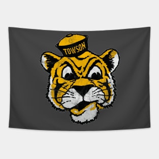 Support the Towson Tigers with this retro design! Tapestry