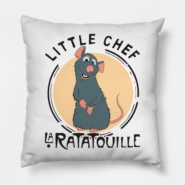 Ratatouille Tribute - Ratatouille Little Chef Kitchen - Epcot Remy Haunted Mansion - Pixar Rat Lion King Wall e - Up - ratatouille - Pirates Of The Caribbean - ratatouille -Tangled Pillow by TributeDesigns