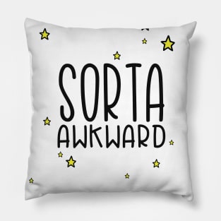 Sorta Awkward - Stars Pillow