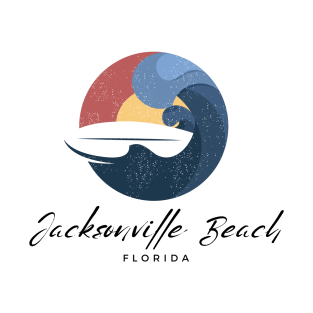 Jacksonville Beach, Florida Surfing T-Shirt