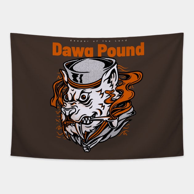 Dawg Pound Tapestry by T-Shirt Kingdom by Elitenando.store