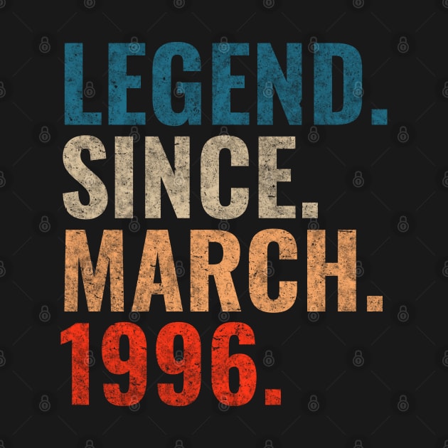 Legend since March 1996 Retro 1996 by TeeLogic