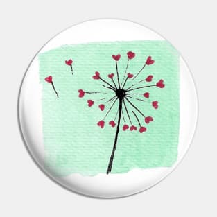 The seeds of love fly Pin
