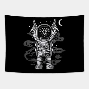 Astronaut Cardano Crypto ADA Coin To The Moon Token Cryptocurrency Wallet Cardano HODL Birthday Gift For Men Women Kids Tapestry