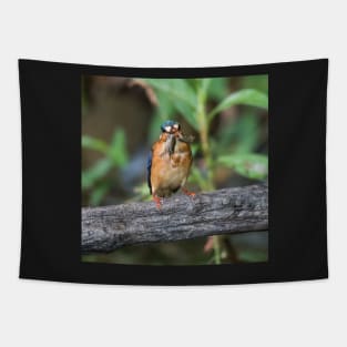 Malachite Kingfisher Tapestry