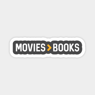 Movies > Books Magnet