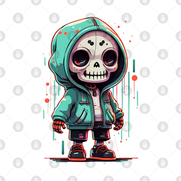 Stylish Skeletal Vibes: Limited Edition Hoodie by designerhandsome