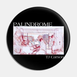 Palidrome Red Drawn (White Text) Pin