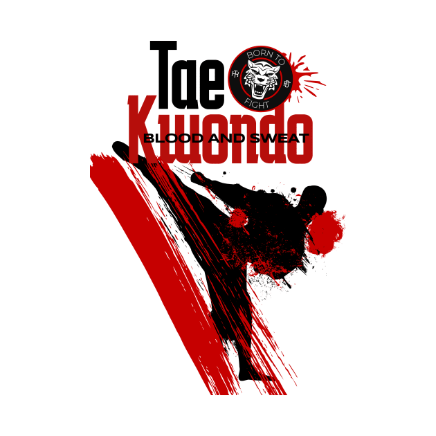 Taekwondo Combat Graphic by Sprialz0