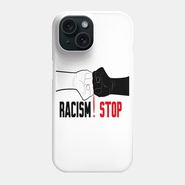 Make racism wrong again Phone Case by Work Memes