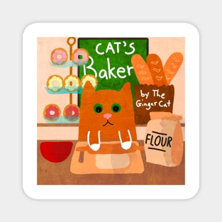 Cat's bakery Magnet