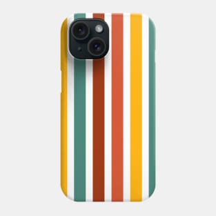 Groovy colour vertical strips Phone Case