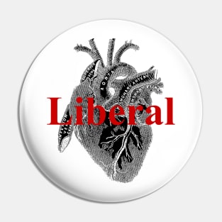 Bleeding Heart Liberal II Pin