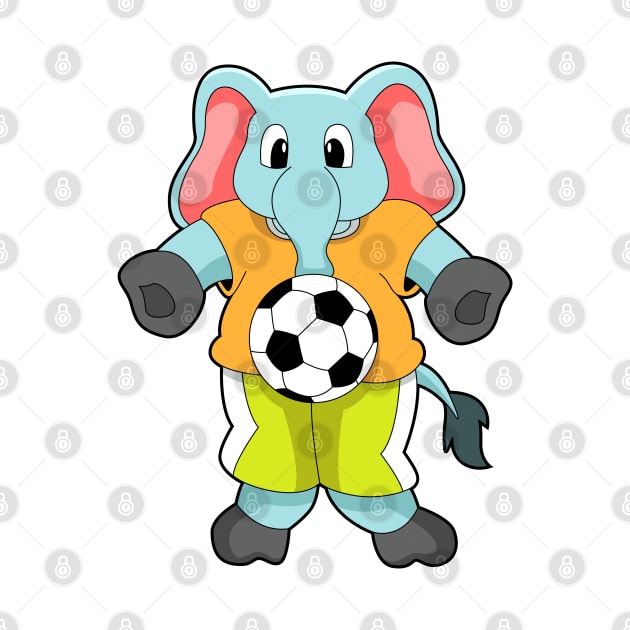 Elephant at Soccer Sports by Markus Schnabel