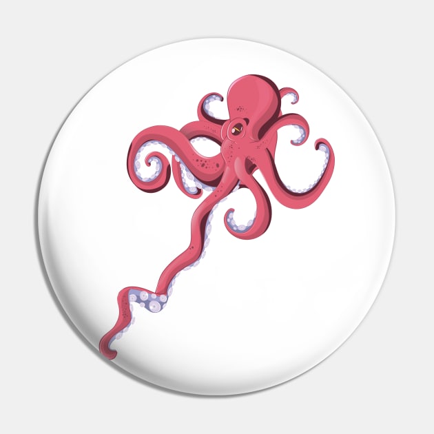 Octopus Pin by nickemporium1