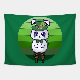 St. Patrick's Day Unlucky Rabbit Tapestry