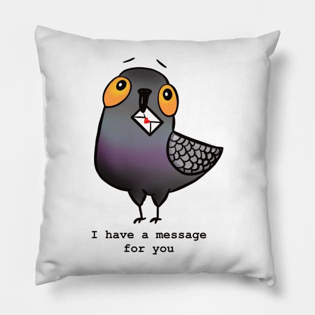 I have a message for you Pillow by nasia9toska