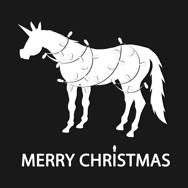 Merry Christmas Unicorn by Thatssounicorny