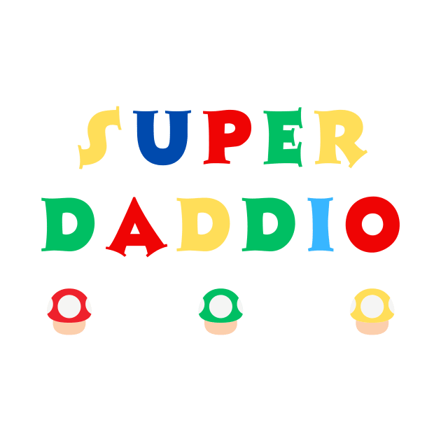 SUPER DADDIO TSHIRT by KAMISAA