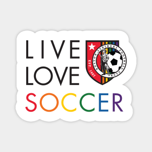 Live Love Soccer Magnet