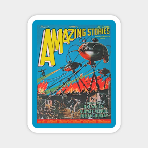 Amazing Stories Magnet by MindsparkCreative