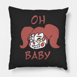 "Oh Baby" Circus Baby Pillow