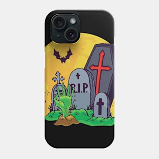 Funny Halloween Zombie Spooky Trick or Treat Phone Case