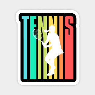 US Open Tennis Player Silhouette Magnet