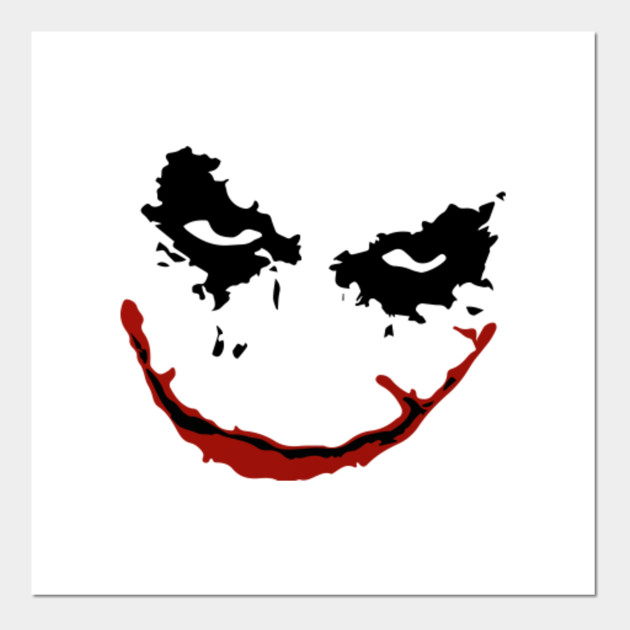 Joker Face Graphic Joker Posters And Art Prints Teepublic