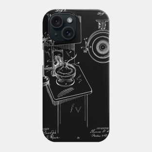 Telephone Vintage Patent Hand Drawing Phone Case