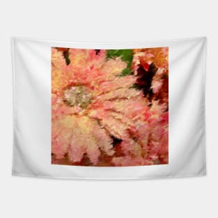 Gerbera Daisy Abstract Tapestry