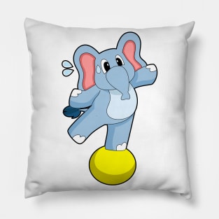 Elephant Circus Pillow