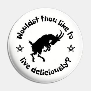 Black Phillip Pin