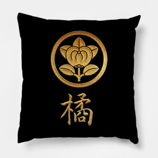 Tachibana Kamon with Tachibana Kanji Pillow