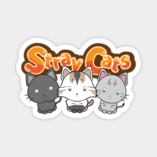 Cute Stray Cats Magnet