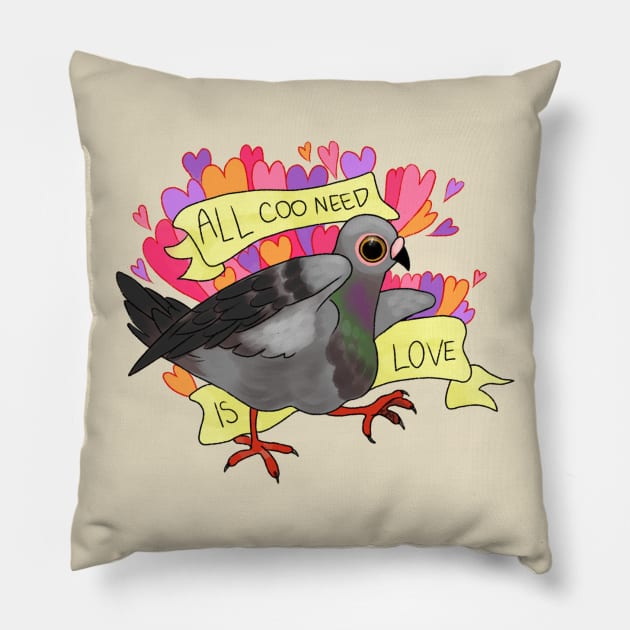 All Coo Need Pillow by ProfessorBees