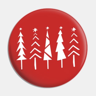 Minimal Christmas Trees Pin