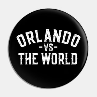 Represent Your Orlando Pride with our 'Orlando vs The World' Pin