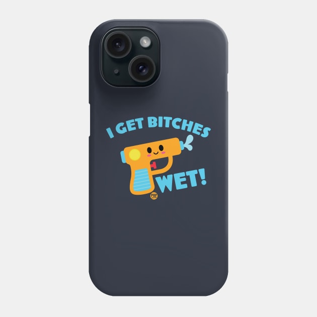 GET BITCHES WET Phone Case by toddgoldmanart