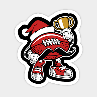 Football Christmas Magnet