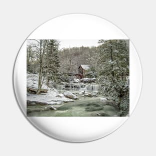 The Mill In Winter Pin