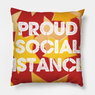 social distancing 002 Pillow