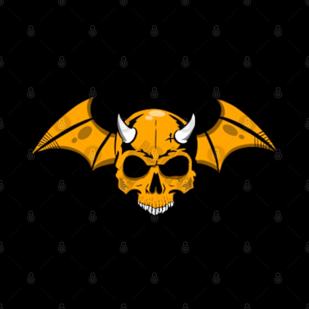 Bat style skull by Linys