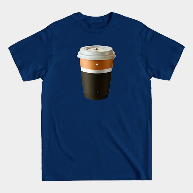 Discover Caffeine battery - Coffee - T-Shirt